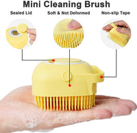 Majestique Bath Silicone Shower Scrubber Assorted 1 Piece