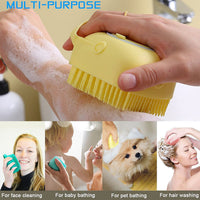 Majestique Bath Silicone Shower Scrubber Assorted 1 Piece