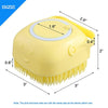 Majestique Bath Silicone Shower Scrubber Assorted 1 Piece