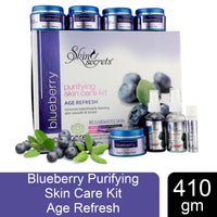 Skin Secrets Blueberry Purifying Skin Care Kit Age Refresh 410 gm