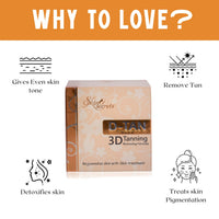 Skin Secrets De-Tan Pack 3D Tan Removing Formula