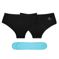 SochGreen® Hipster Period Panty with Loops Light to Medium Flow Protection • Reusable • Leakproof Base Layer - 3