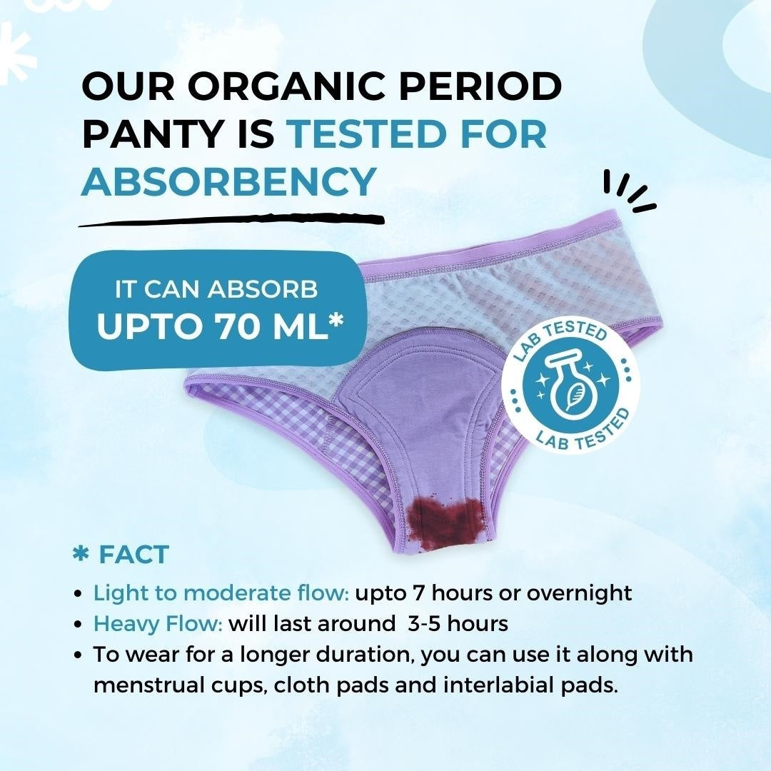 SochGreen Organic Period Panty Black (Bikini) (1 pc) 2XL - 1
