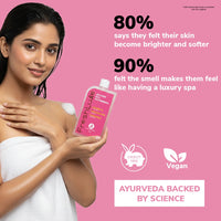 FreshLuxe Jojoba Silk Body Wash Shower Gel for Men & Women 400 ml