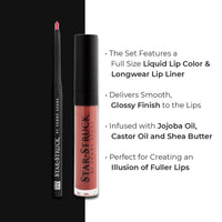 Star Struck by Sunny Leone 2PC Lip Kit Lip Gloss & Liner