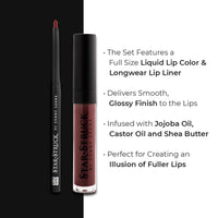 Star Struck by Sunny Leone 2PC Lip Kit Lip Gloss & Liner