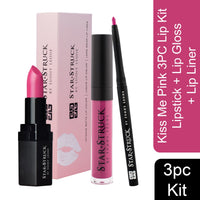 Star Struck by Sunny Leone 3PC Lip Kit (Lipstick + Lip Gloss + Lip Liner)