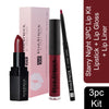 Star Struck by Sunny Leone 3PC Lip Kit (Lipstick + Lip Gloss + Lip Liner)