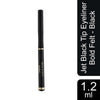 Swiss Beauty Jet Black Tip Eyeliner Bold Felt Black