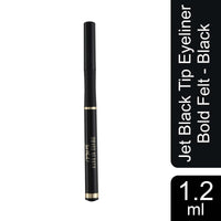 Swiss Beauty Jet Black Tip Eyeliner Bold Felt Black