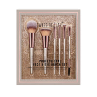 Swiss Beauty Professional Face & Eye Brush 6 Pieces