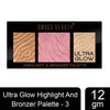 Swiss Beauty Ultra Glow Highlight And Bronzer Palette Shade-3