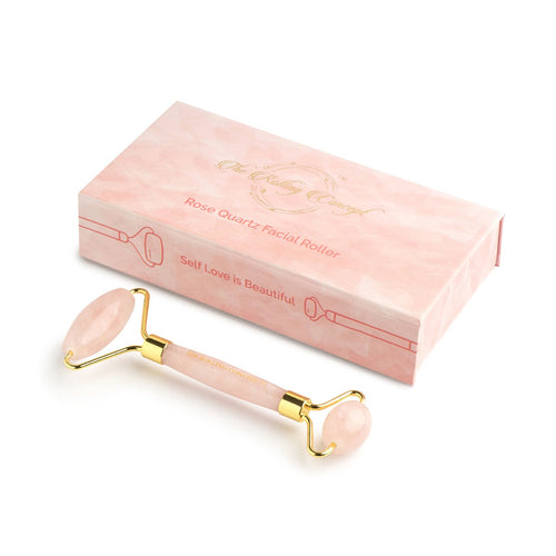 The Rolling Concept Rose Quartz Facial Roller 1 Piece