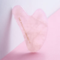 The Rolling Concept Rose Quartz Gua Sha Stone 1 Piece