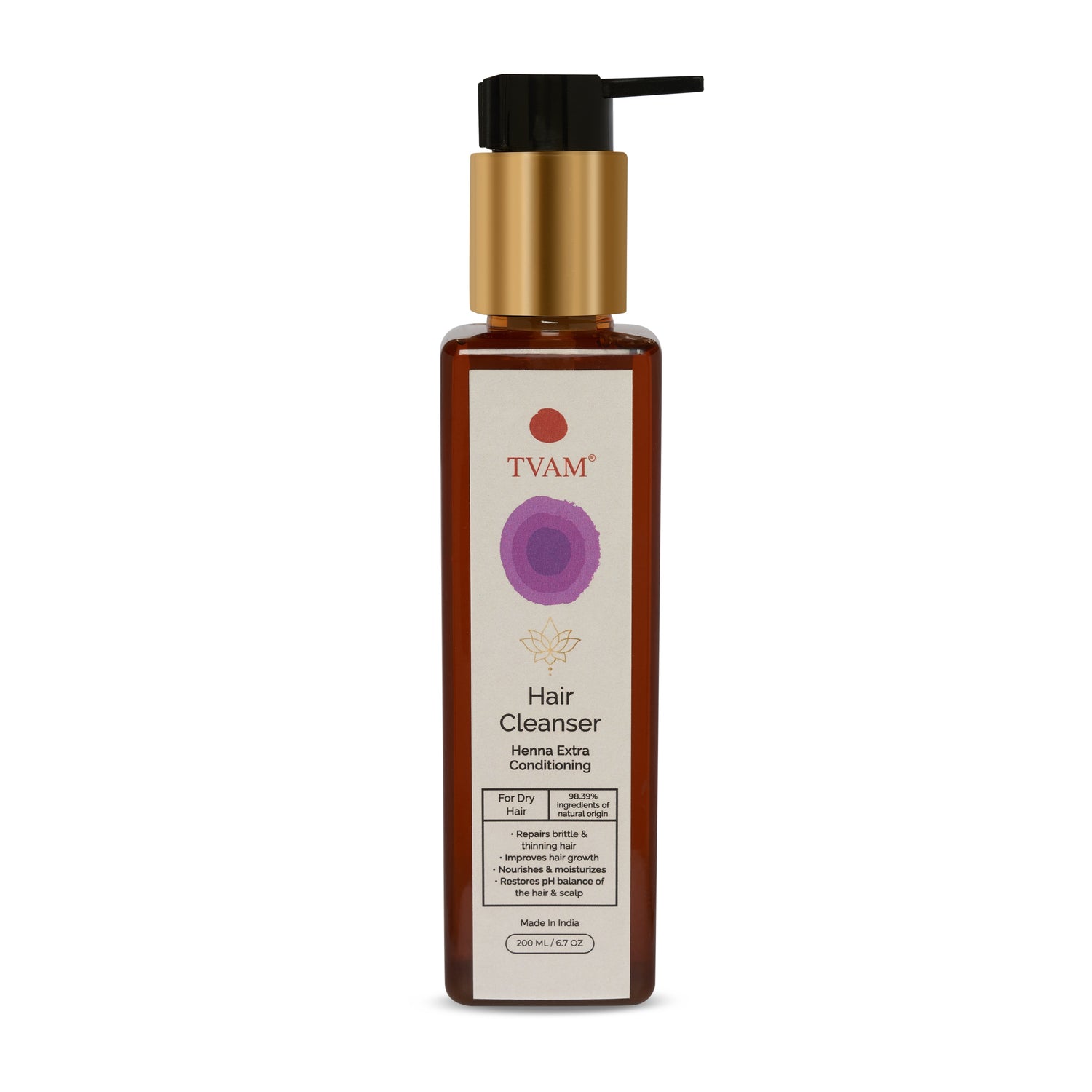 TVAM Hair Cleanser - Henna Extra Conditioning 200ml - 1