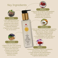 TVAM Skin Brightening Lotion with SPF - Mulberry & Carrot Seed 200ml - 3