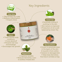 TVAM Aloe Vera Gel- Peppermint Green Tea & Sea Buckthorn 100gms - 4