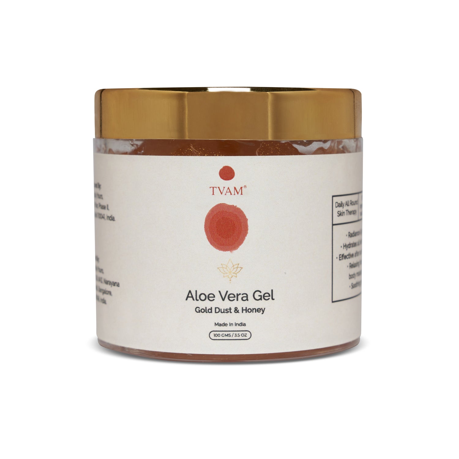 TVAM Aloe Vera Gel - Gold Dust & Honey 100gms - 1