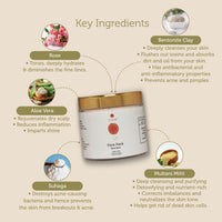 TVAM Face Pack - Rose - Glow 100gms - 6