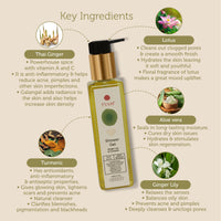 TVAM Shower Gel - Ginger Lily & Turmeric 200ml - 3