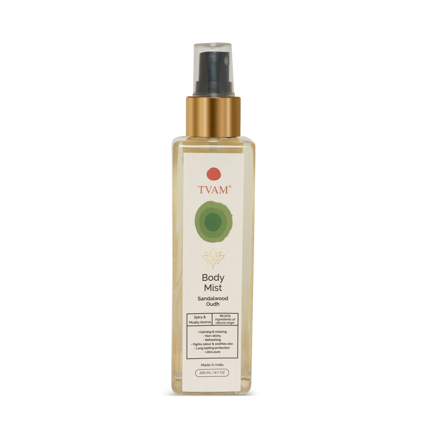TVAM Body Mist - Sandalwood Oudh 200ml - 1