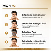 Ustraa De-Tan Facial Kit for Men | 15 Min Express De-Tanning Facial 40 g - 7