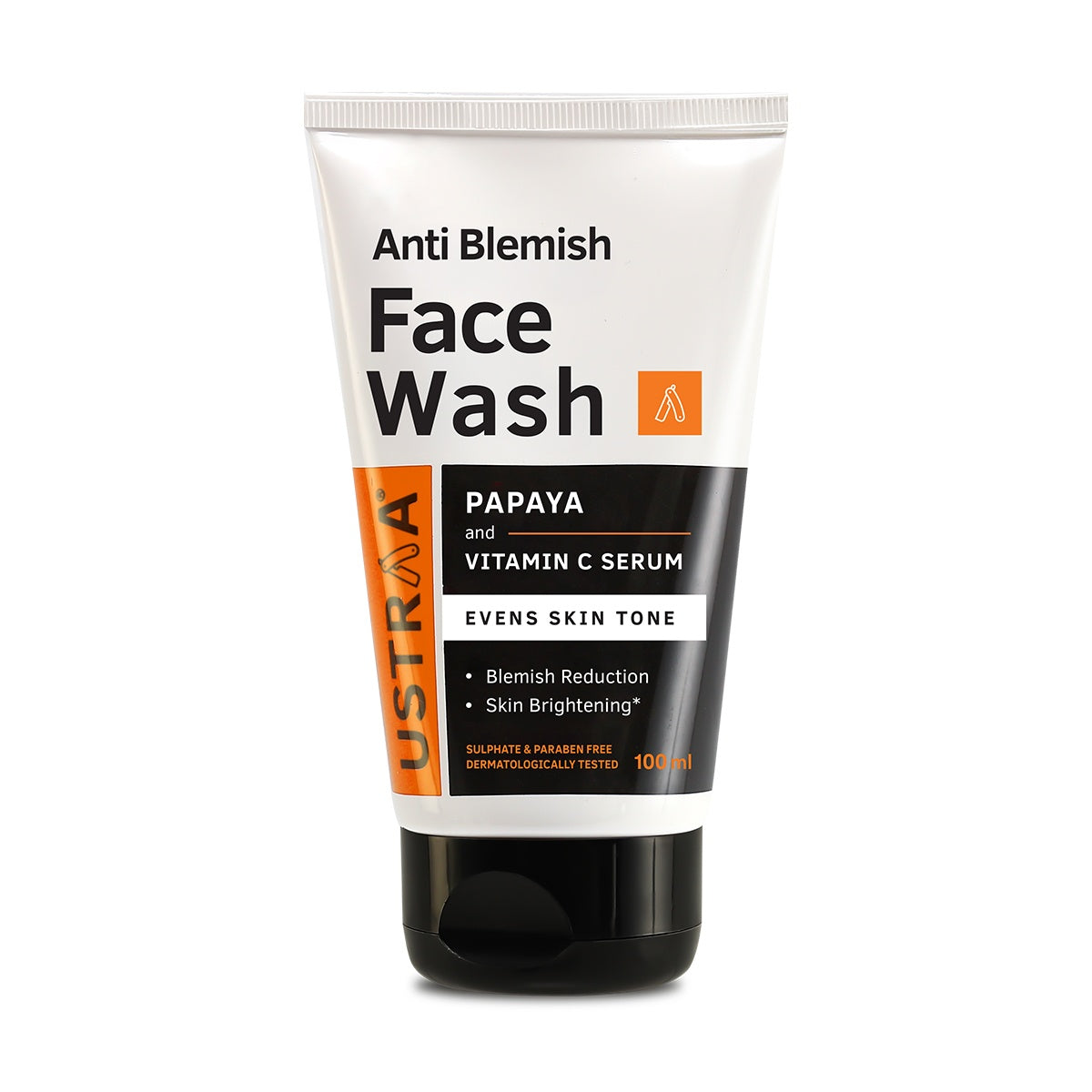 Ustraa Papaya Anti Blemish Face Wash 100 ml with Papaya Extract & Vitamin C Serum - 1
