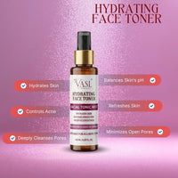 Vasl Hydrating Face Toner | Skin Balancing & Pore Tightening Toner for Fresh, Dewy Skin | Alcohol-Free Hydrating Facial Toner 130 ml - 4