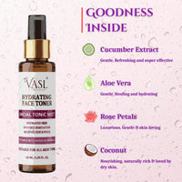 Vasl Hydrating Face Toner | Skin Balancing & Pore Tightening Toner for Fresh, Dewy Skin | Alcohol-Free Hydrating Facial Toner 130 ml - 2