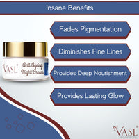 Vasl Anti Ageing Night Cream | Retinol & Hyaluronic Acid Face Cream for Fine Lines, Firmness & Deep Hydration | Overnight Skin Repair Moisturizer 50gm - 3