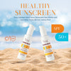 Vasl Sunscreen SPF 50+ PA++++ | Broad Spectrum UV Protection Sunscreen for Face | Lightweight, Non-Greasy & Daily Sun Defense Cream 130ml - 6