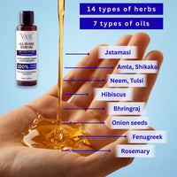 Vasl All In One Hair Oil | Multi-Benefit Hair Oil for Hair Growth, Strength & Nourishment | Herbal Hair Care Oil for Smooth & Healthy-Looking Hair 130 ml - 4