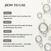 Vasl Rosemary Hair Growth Mist | Scalp Nourishing Hair Mist for Stronger, Healthier-Looking Hair | Lightweight Rosemary Hair Care Spray 130 ml - 6