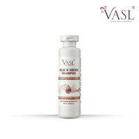 Vasl Silk N Shine Shampoo | Smoothing & Nourishing Shampoo for Soft, Silky & Shiny Hair | Frizz Control Hair Cleanser for Healthy-Looking Hair 200 ml - 1