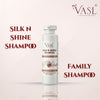 Vasl Silk N Shine Shampoo | Smoothing & Nourishing Shampoo for Soft, Silky & Shiny Hair | Frizz Control Hair Cleanser for Healthy-Looking Hair 200 ml - 4