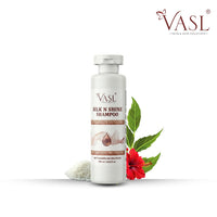 Vasl Silk N Shine Shampoo | Smoothing & Nourishing Shampoo for Soft, Silky & Shiny Hair | Frizz Control Hair Cleanser for Healthy-Looking Hair 200 ml - 2