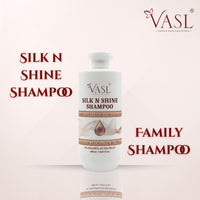 Vasl Silk N Shine Shampoo | Smoothing & Nourishing Shampoo for Soft, Silky & Shiny Hair | Frizz Control Hair Cleanser for Healthy-Looking Hair 200 ml - 10