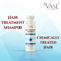 Vasl Hair Treatment Shampoo | Advanced Nourishing Shampoo for Damaged, Dry & Frizzy Hair | Strengthening & Repair Care Hair Cleanser 200 ml - 6
