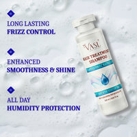 Vasl Hair Treatment Shampoo | Advanced Nourishing Shampoo for Damaged, Dry & Frizzy Hair | Strengthening & Repair Care Hair Cleanser 200 ml - 8