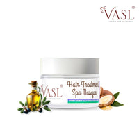Vasl Hair Treatment Masque | Deep Conditioning Hair Mask for Dry, Damaged & Frizzy Hair | Intensive Nourishment for Soft, Smooth & Shiny Hair 200 gm - 3
