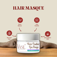 Vasl Hair Treatment Masque | Deep Conditioning Hair Mask for Dry, Damaged & Frizzy Hair | Intensive Nourishment for Soft, Smooth & Shiny Hair 200 gm - 7