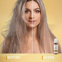 Vasl Hair Serum | Lightweight Anti-Frizz Hair Serum for Smooth, Shiny & Manageable Hair | Nourishing Serum for Dry & Damaged Hair 130 ml - 5