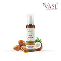 Vasl Hair Serum | Lightweight Anti-Frizz Hair Serum for Smooth, Shiny & Manageable Hair | Nourishing Serum for Dry & Damaged Hair 130 ml - 2