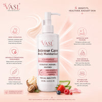 Vasl Intense Care Body Moisturizer | Deep Hydrating Body Lotion for Dry Skin | Nourishing Moisturizer with Long-Lasting Softness & Smooth Skin Feel 250ml - 3