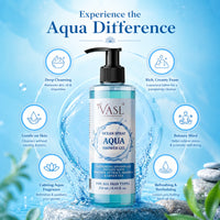 Vasl Aqua Sapphire Shower Gel | Refreshing Hydrating Body Wash for Clean, Soft & Revitalized Skin | Gentle Daily Bath Care Formula 250 ml - 3