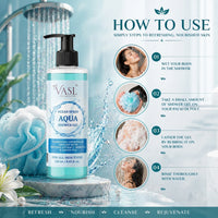 Vasl Aqua Sapphire Shower Gel | Refreshing Hydrating Body Wash for Clean, Soft & Revitalized Skin | Gentle Daily Bath Care Formula 250 ml - 5
