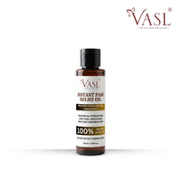 Vasl Instant Pain Relief Oil | Natural Warming Massage Oil for Joint Pain, Muscle Pain, Body Pain & Menstrual Discomfort | Herbal Relaxation Oil (130 ml) - 1