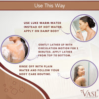 Vasl Shea Almond Soap | Nourishing Shea Butter & Almond Oil Bath Soap for Soft, Smooth & Hydrated Skin | Luxury Moisturizing Body Cleansing Bar 100gm - 5