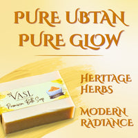 Vasl Ubtan Soap | Turmeric & Herbal Bath Soap for Bright, Smooth & Radiant-Looking Skin | Natural Daily Cleansing Bar 100gm - 4