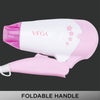 Vega Insta Glam 1000 Hair Dryer VHDH-20 White & Pink